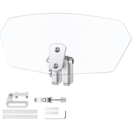 Motorsykkel Vindskjerm Justerbar Clip-On Vindskjerm Spoiler Forlengelse Vindavviser for Motorsykkel - Klar