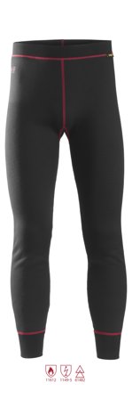 Snickers Workwear 9469 ProtecWork Lange Underbukser sort, flammehæmmende S, Tøj