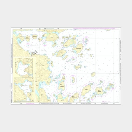 Special Chart Hydrographica 622-25 Hummelviksfjärden, A2 unfolded (plano)