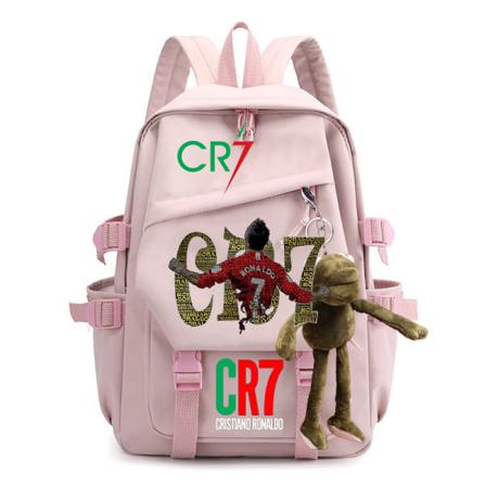 CR7 axelväska mode trend student enkel ryggsäck 18