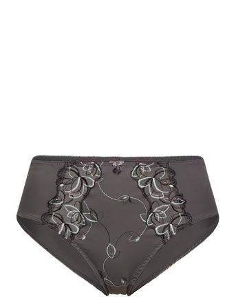 Diva I Lingerie Panties High Waisted Panties Harmaa Hunkemöller