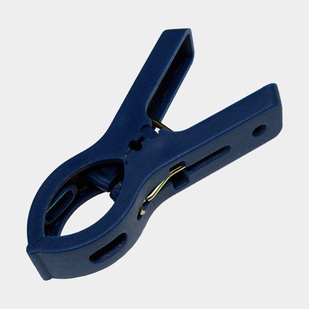 Klädnypor för pulpit / pushpit 1852-Marine, passar rör Ø25 mm, ljusblå, 12-pack