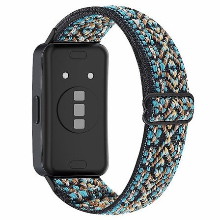 Rannekoru Huawei Band 8 -älykellolle, boheemityylinen, joustava nylonranneke, vaihdettava ranneke ruskea, Bro