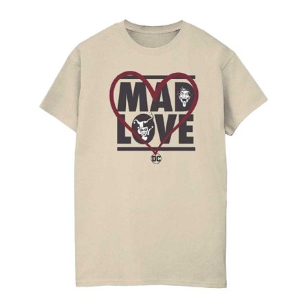 Batman Herr Mad Love The Joker & Harley Quinn Bomulls T-shirt 5X