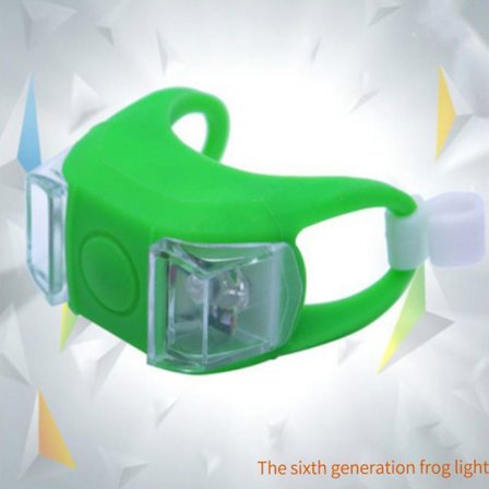 Cykelljus 6 Generation Frog Light AG10 Batteri Silikon Lig
