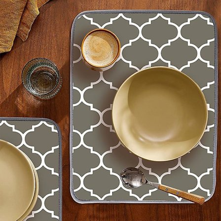 Opvaskemåtte til Køkkenbord, Skridsikker Kaffemåtte Absorberende Tørremåtte