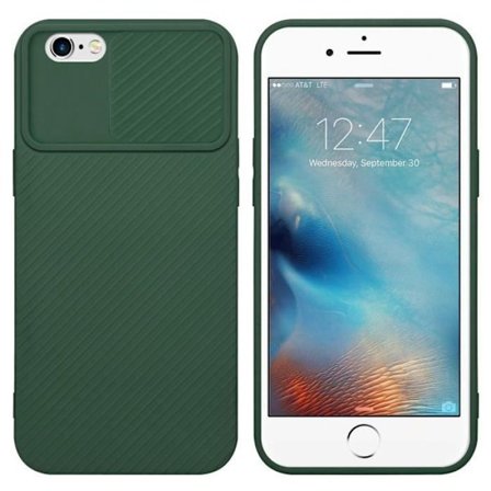 Fodral till Apple iPhone 6 / 6S Candy Green Fodral Skal Silikon TPU och kameraskydd