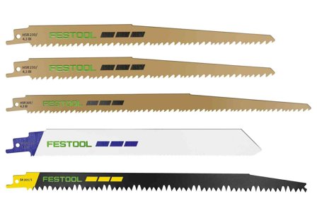 Festool RS-Sort/5 Tigersågblad 5-pack, Maskintillbehör & förbrukning