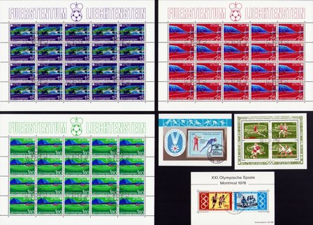 Sport - Frimærkepakke - Stemplet