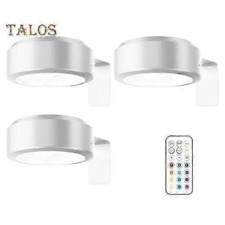 Hvit LED Bildelampe, Fjernkontroll, 100 Lumen Høy Lysstyrke, Batteridrevet, Ingen Verktøy[YDE]