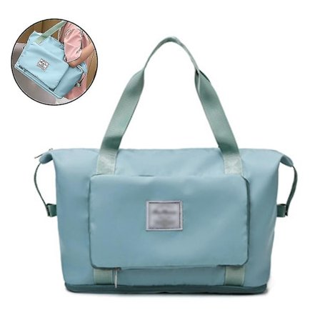 Rejsetaske i stor størrelse af nylon, der kan udvides