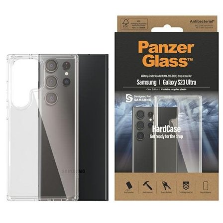 PanzerGlass ClearCase-etui til Samsung Galaxy S23 Ultra - gennemsigtigt