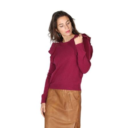 Dondup, Cardigans Paars, Dames, Maat:M