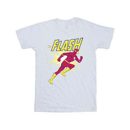 DC Comics Girls The Flash Running Bomull T-shirt 3-4 år Vit