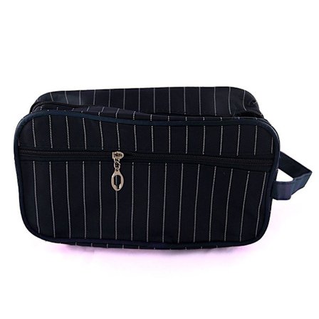 Klassisk toilettaske i slidstærk nylon - Flere farver Blå