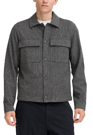 Casual Friday Cfellis Striped Jacket Jackor Herr Grå L