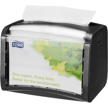 SERVIETTDISPENSER BORD SORT