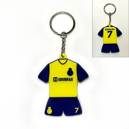 Gos- Fodboldklub Verdensmesterskab Landshold Emblem PVC Mini Trøje Nøglering