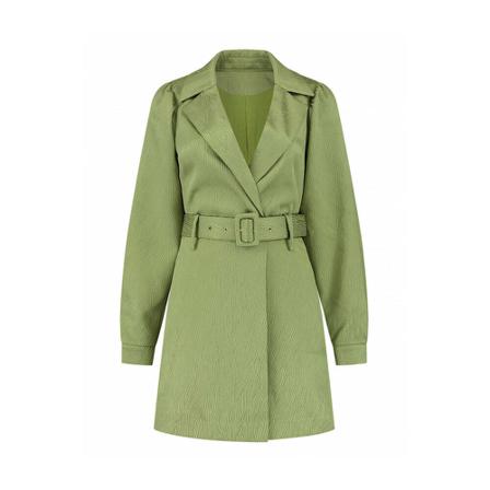 Nikkie Valerie Dress , Groen , Dames , Maat: L Casual jurken