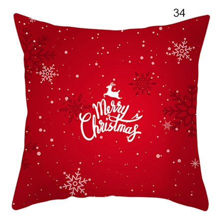 Mjukt cover Julelement Enkelsidomönster Retro Dekoration Örngott För Farmhouse Vardagsrum Bäddsoffa