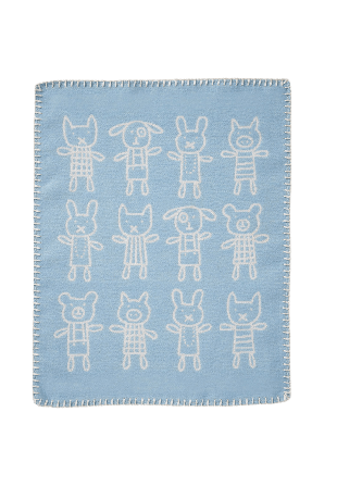 Klippan Snuttefilt Hug Bädda Unisex Blå 34x40