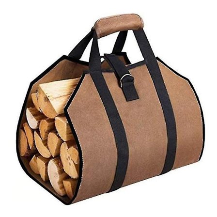 Brændeopbevaringstaske til træstammer, udendørs opbevaring til brænde, sammenfoldelig brændeopbevaringstaske_l