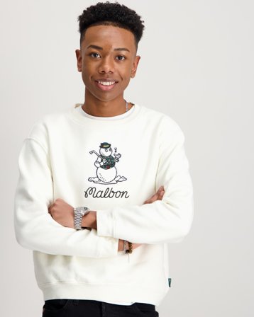 Malbon YOUTH BRUMAL BUCKETS SWEATSHIRT Beigestä Villapuserot Pojat - Kids Brand Store