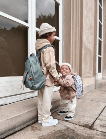 Elodie Details Backpack Midi - Hazy Jade - Green - 9.45 l