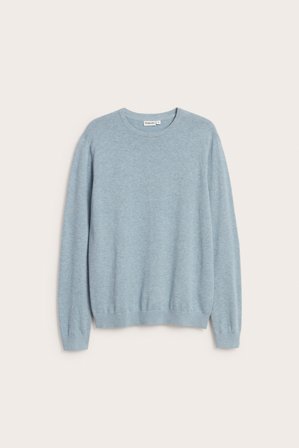 Kappahl | Finstrikket genser Lyseblå L | Lyseblå