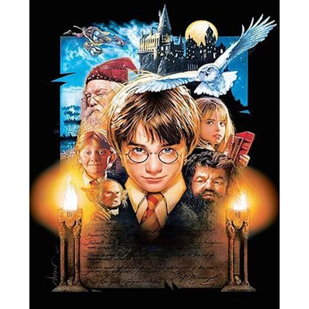 Nummer Diamant Broderikit (H Potter, 30 x 40 cm) med Crysta