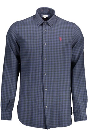 U.s. Polo Camicia Maniche Lunghe Uomo Blu