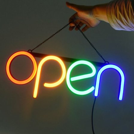 LED-kyltti ikkunaan sähköinen neonkyltti sopii kauppoihin, kampaamoihin, baareihin ja hotelleihin