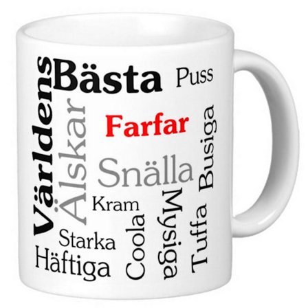 Mugg - Världens bästa farfar