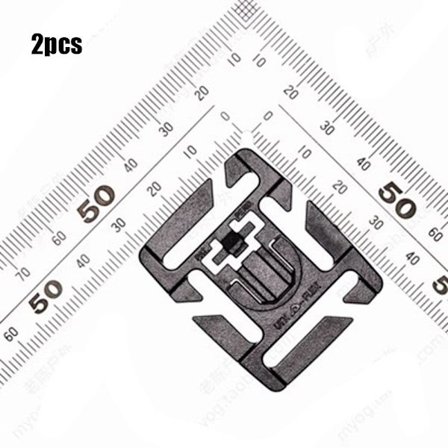 2/4 stk D Ring Clip Mountain Clamp 4 4