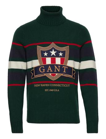 D1. Gant Banner Shield Turtleneck Patterned GANT