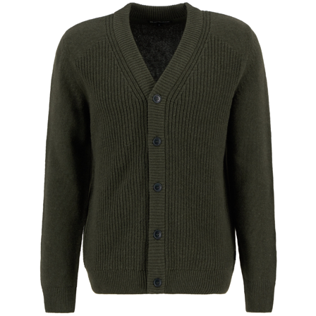 Barbour M's Mainland Knitted Cardigan Olive