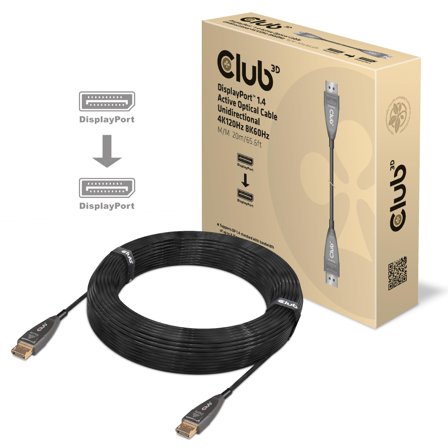 Club 3D CAC-1079 - DisplayPort-kabel - DisplayPort til DisplayPort - 20 m