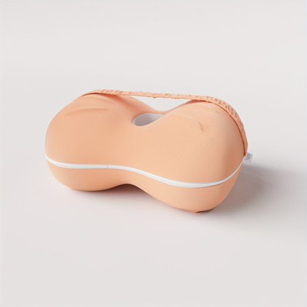 Ben- og knestøttepute - 1 stk, Maskinvaskbar, Hypoallergenisk, Medium myk fasthet, Avtakbart nylon- og spandex-trekk