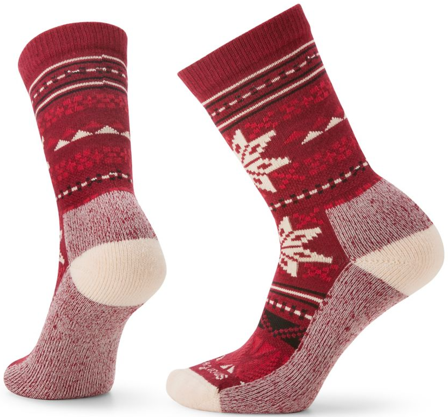 Smartwool W Everyday Cozy Lodge Crew Tibetan Red