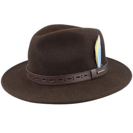 Stetson - Brun traveler Hatt - Vitafelt Brown Traveller @ Hatstore