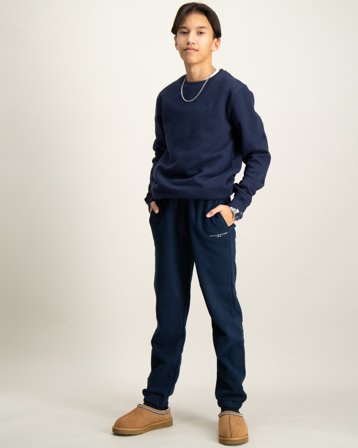 Tommy Hilfiger U MINI CORP LOGO SWEATPANTS Blå Bukser Dreng - Kids Brand Store
