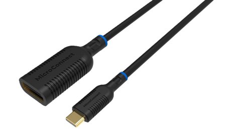 MicroConnect videoadapterkabel - 24 pin USB-C til DisplayPort - 20 cm