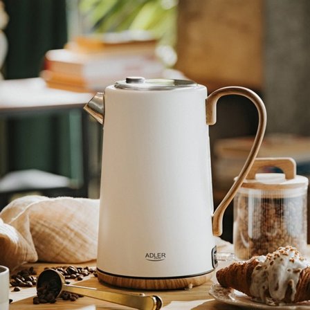 Vannkoker i Metall med Automatisk Avstengning og Tørrkokingsbeskyttelse