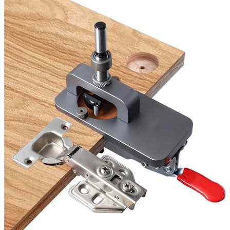 Skjult Hængsel Jig, 35MM Rustfrit Stål Hængsel Borjig Hul