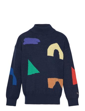 Playful Jacquard Jumper Villapaita Monivärinen/Kuvioitu Bobo Choses