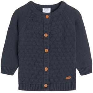 Hust&Claire Midnight Christoffer Cardigan 74 cm - Jumpers and knitwear - 74 cm - Blue