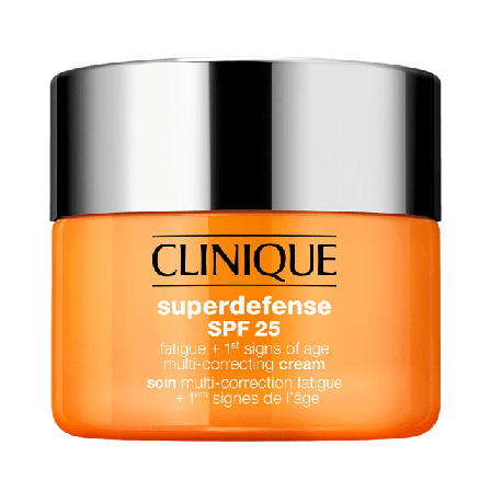 Clinique Superdefense SPF 25 fatigue multi-correcting Face cream, Dry to Combination Skin Dagcreme Dam 50 ML
