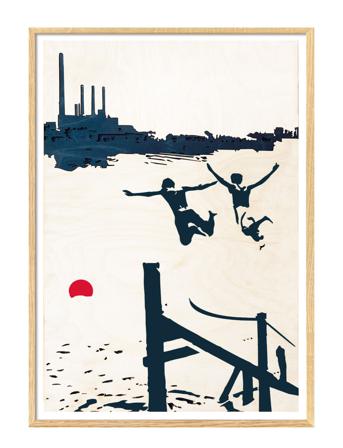 Secret Places Home Decoration Posters & Frames Posters Illustrations Monivärinen/Kuvioitu Kolekto