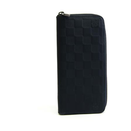 Louis Vuitton Vintage, Pre -owned Zippy Wallet Vertical Zwart, Heren, Maat:ONE Size