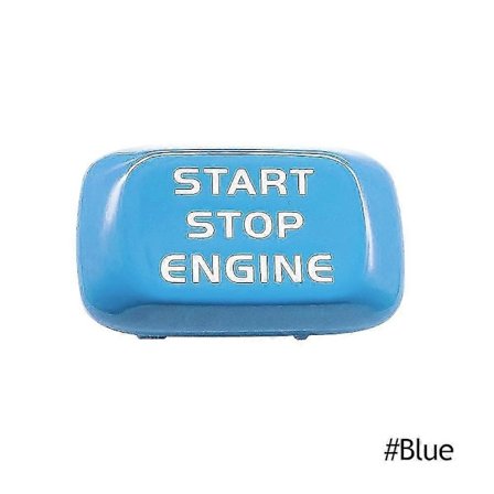 Bilmotor Startknapp Ersättningsskydd Stoppbrytare Nyckel Dekor Trim Klistermärke Kompatibel med Volvo V40 V60 S60 Xc60 S80 V50 V70 Xc70 Bilstyling-